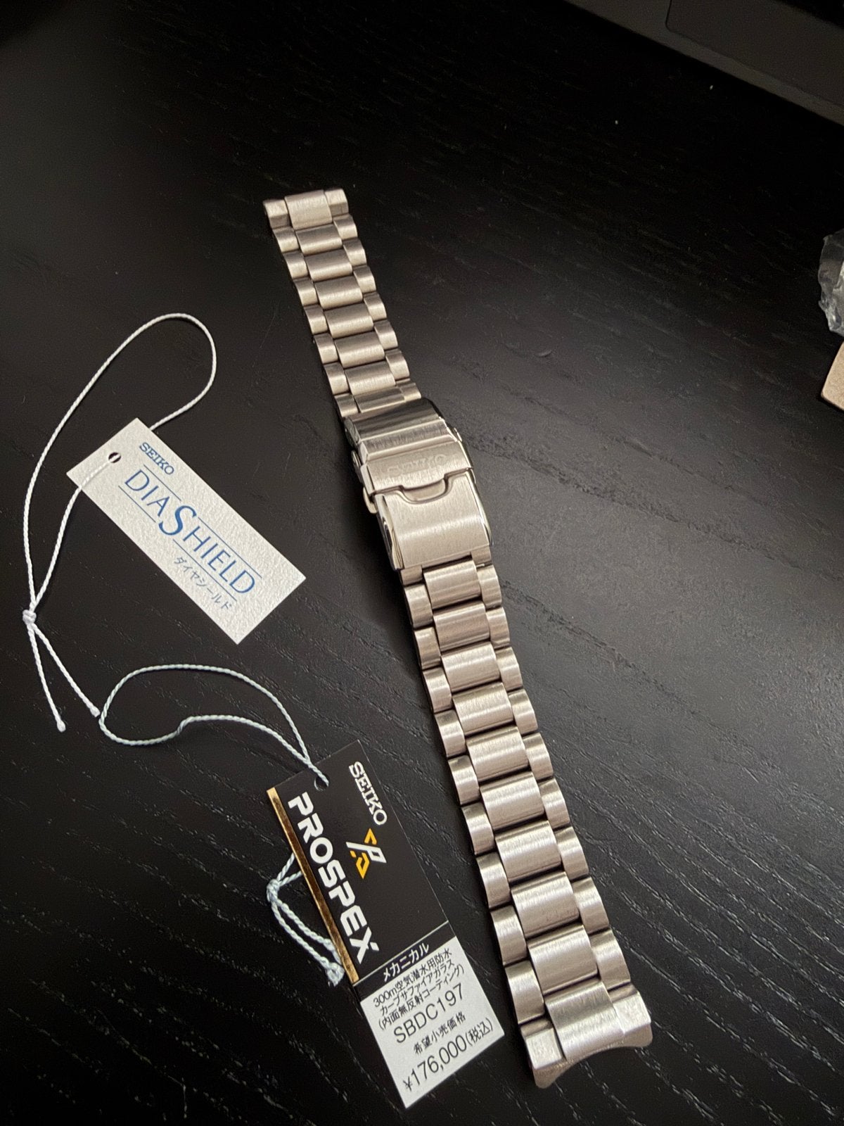 Originele Seiko SPB453J stalen armband met duikersextensie, Staal, Polshorloge, Ophalen of Verzenden, Zo goed als nieuw