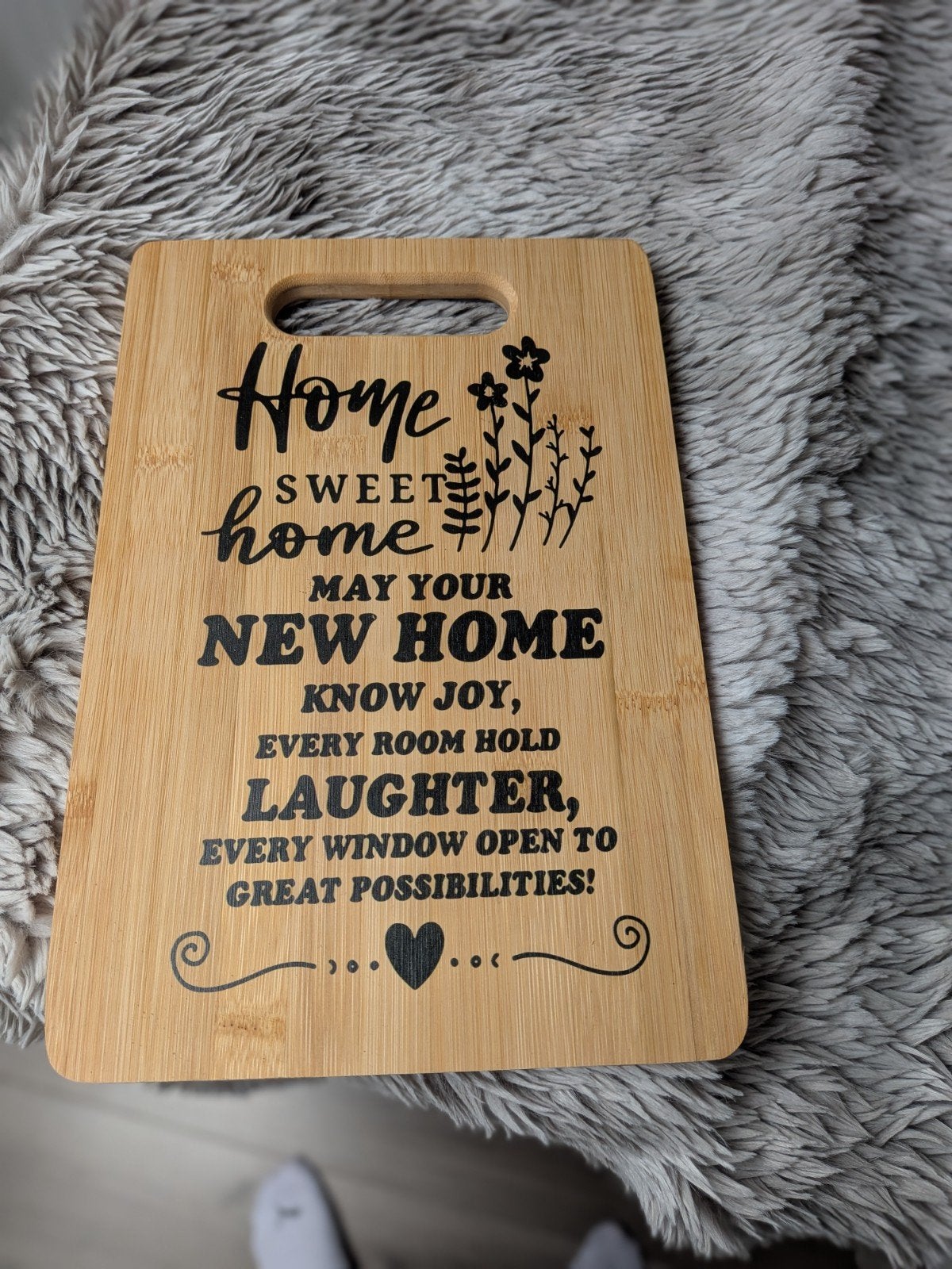 Spreuk snijbord, Huis en Inrichting, Ophalen