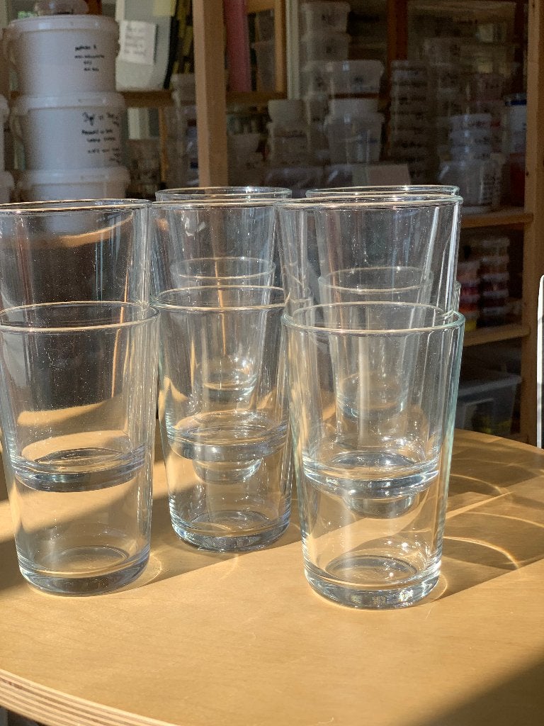 Large IKEA water glasses, Ophalen, Glas, Overige stijlen, Kop(pen) en/of Schotel(s)