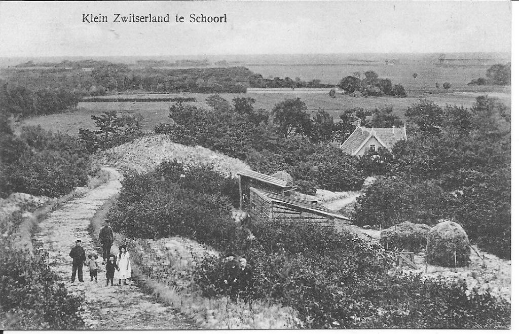 Klein Zwitserland te Schoorl., Ophalen of Verzenden, 1920 tot 1940, Ongelopen, Noord-Holland