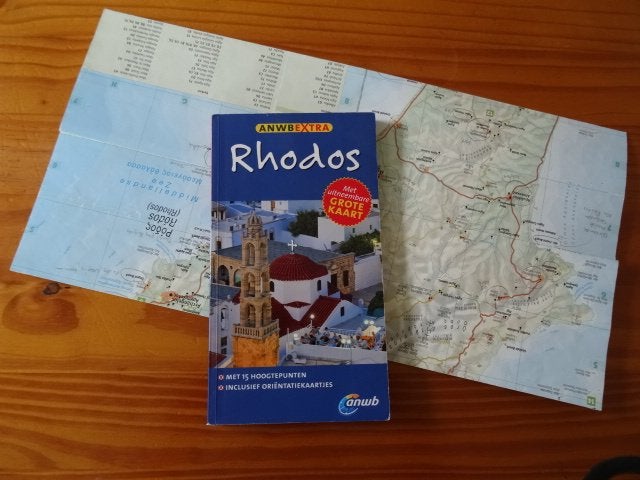 Rhodos ; anwb extra reisgids , met wegenkaart, Boeken, Europa, Ophalen of Verzenden, Zo goed als nieuw, Reisgids of -boek