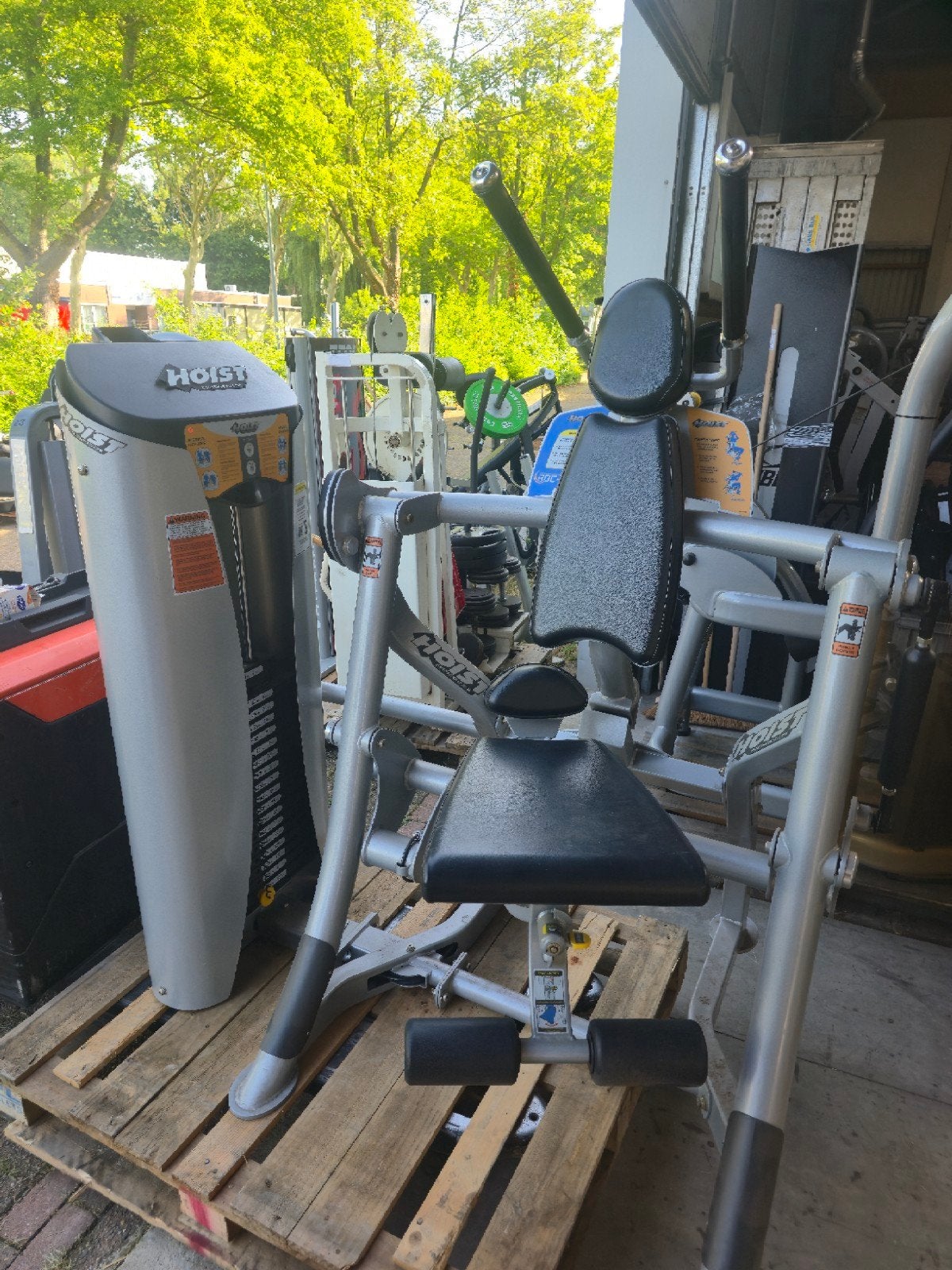 Hoist abdominal crunch, Sport en Fitness, Ophalen