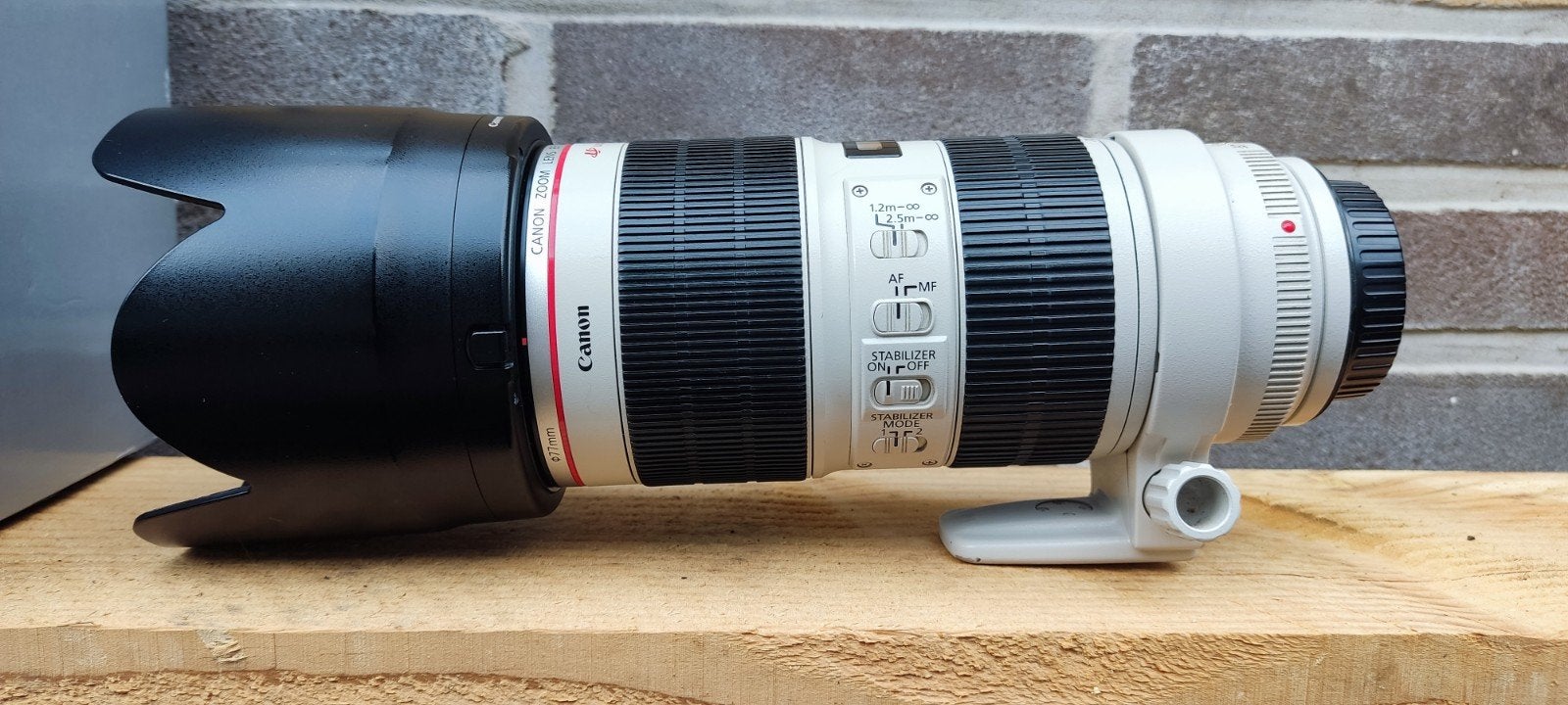 Canon EF 70-200MM 2.8 L II Ultrasonic in doos, Audio, Tv en Foto, Fotografie | Lenzen en Objectieven, Ophalen, Gebruikt, Canon