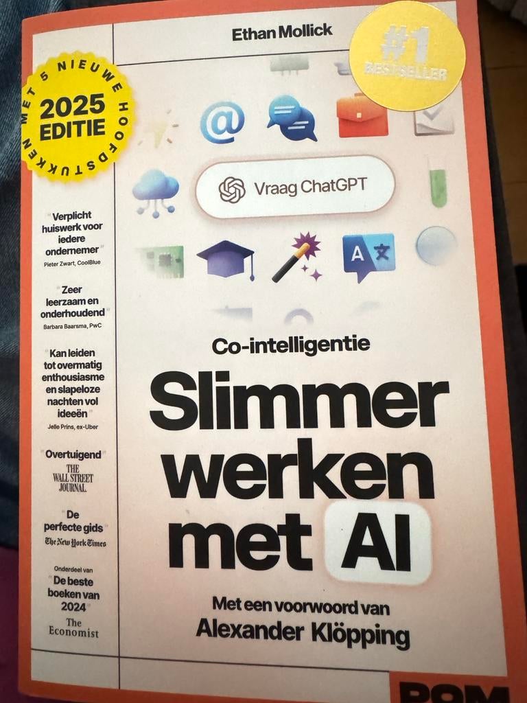 Co-intelligentie: Slimmer werken met AI - Ethan Mollick (202, Ophalen of Verzenden, Zo goed als nieuw, Software