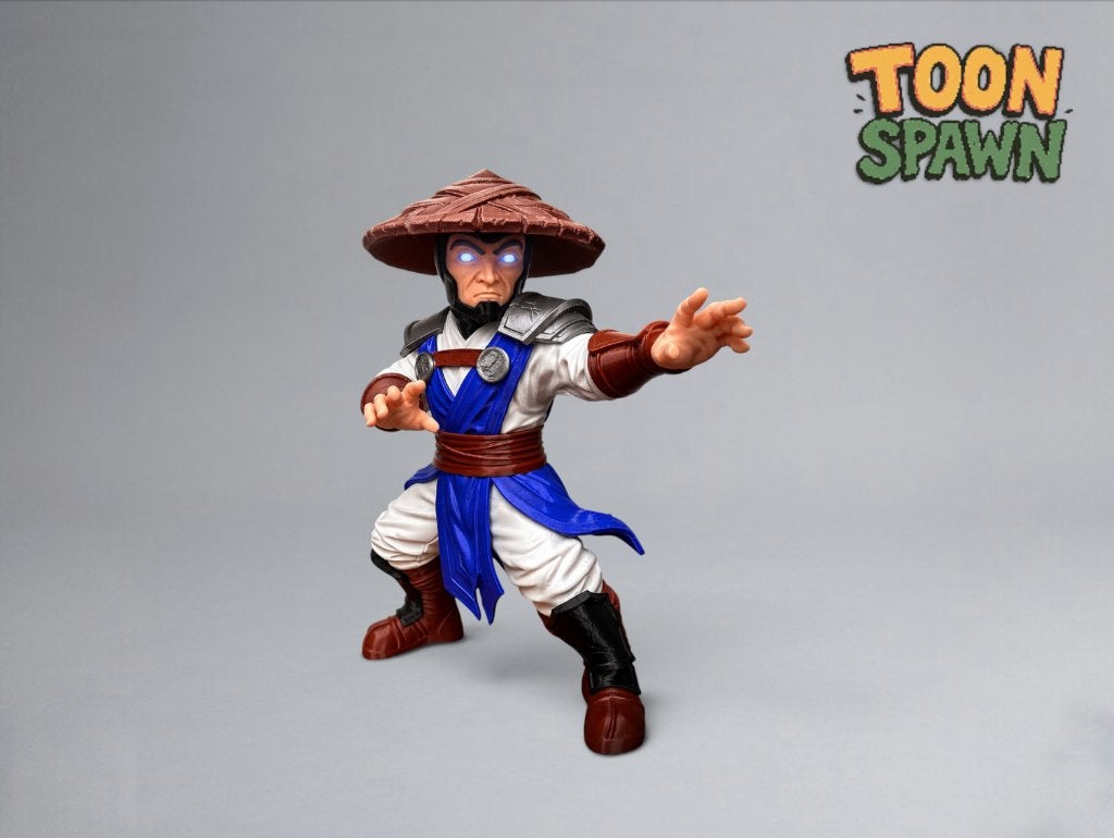 Raiden – 32 cm – Mortal Kombat Thunder God Figuur, Ophalen of Verzenden, Nieuw, Overige typen