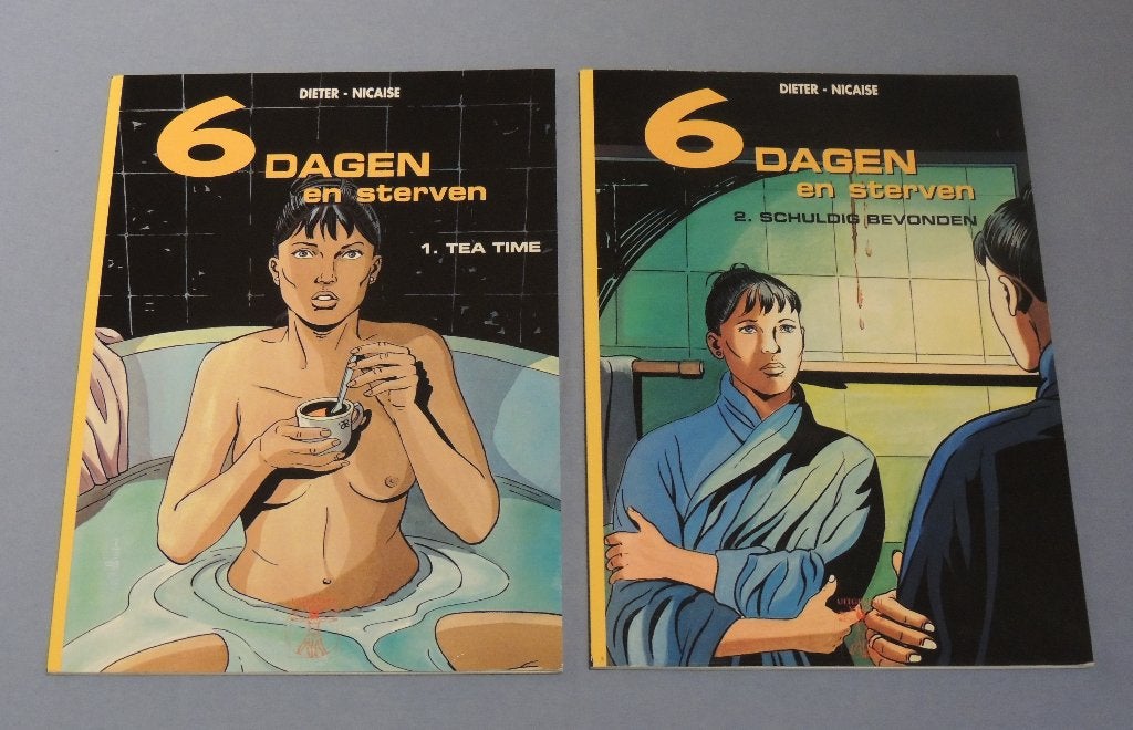 6 dagen en sterven complete reeks (delen 1 en 2), Dieter, Complete serie of reeks, Ophalen of Verzenden, Zo goed als nieuw