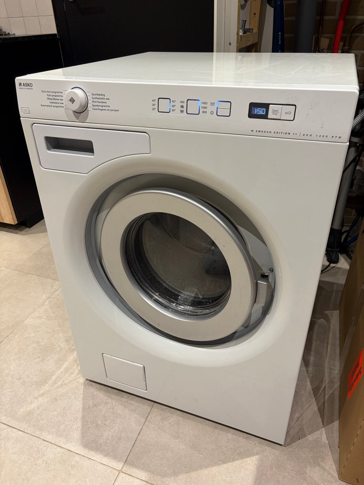 ASKO WM 70.1 Wasmachine - 1400 RPM, Voorlader, Witgoed en Apparatuur, Ophalen, Gebruikt, Voorlader, Kort programma