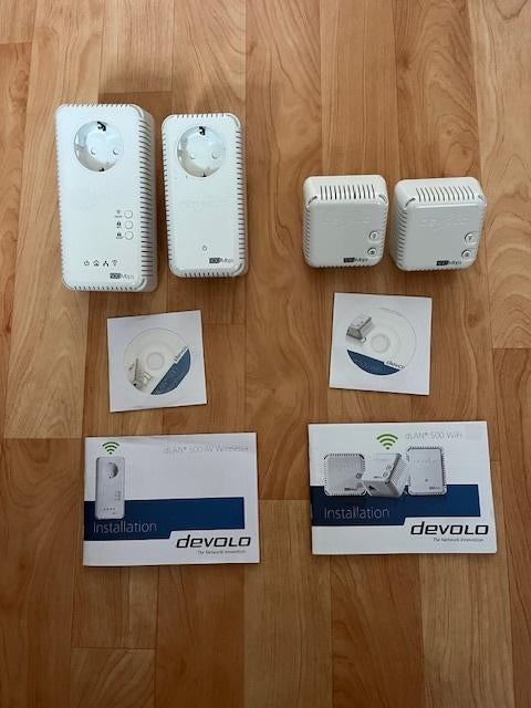 Devolo internetversterker dLan 500/prima staat/€40/KOOPJE!, Ophalen of Verzenden, Zo goed als nieuw, Devolo