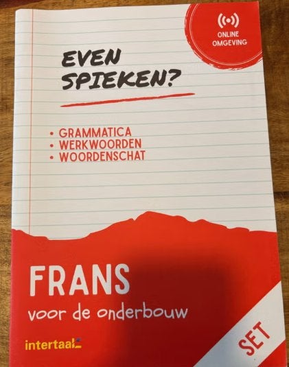 Even Spieken - Frans voor de onderbouw, Ophalen of Verzenden, Zo goed als nieuw, Overige niveaus, Frans