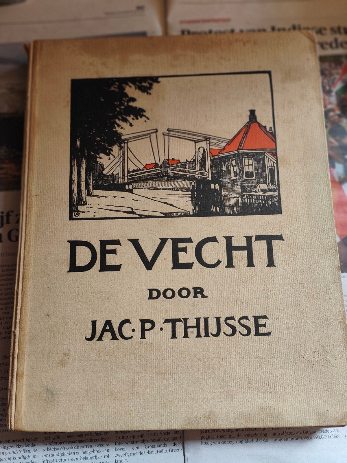 De Vecht - Jac. P. Thijsse - 2de druk 1916, Antiek en Kunst, Ophalen of Verzenden