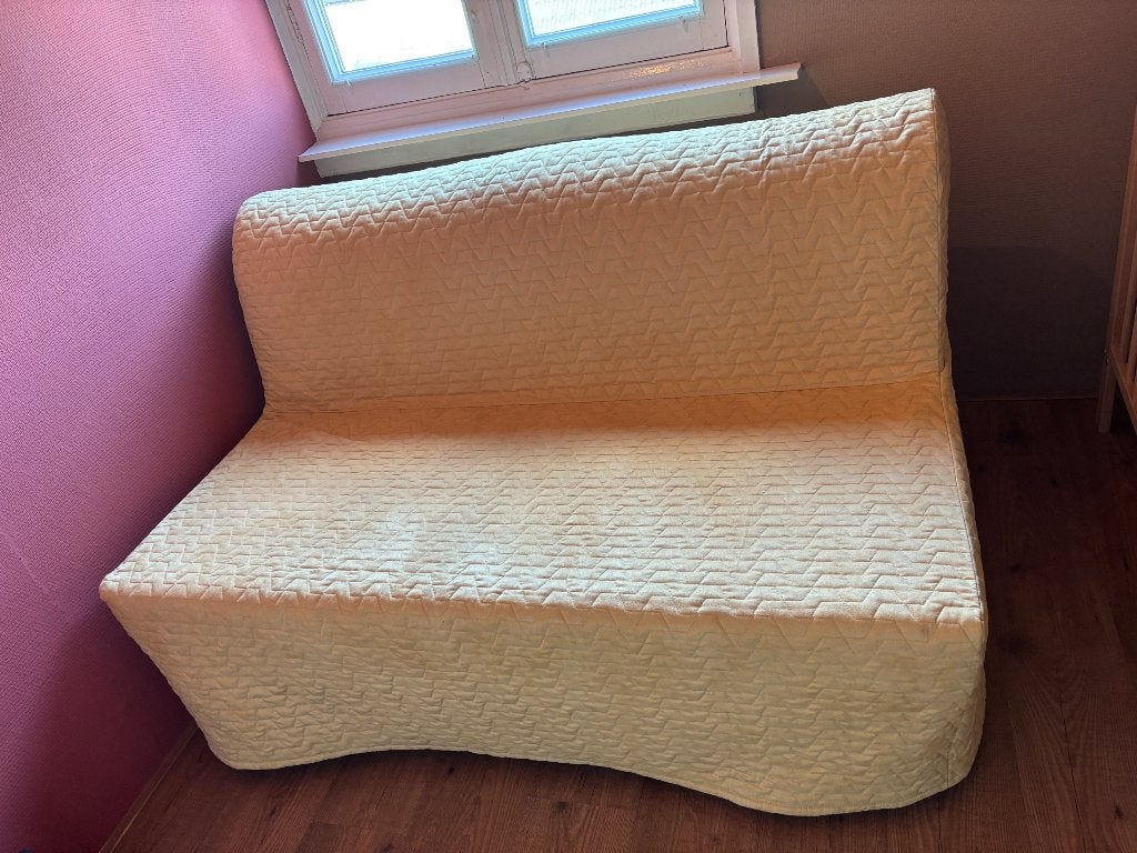 Slaapbank LYCKSELE LÖVÅS, Ophalen, Meerkleurig, Tweepersoons, 140 cm