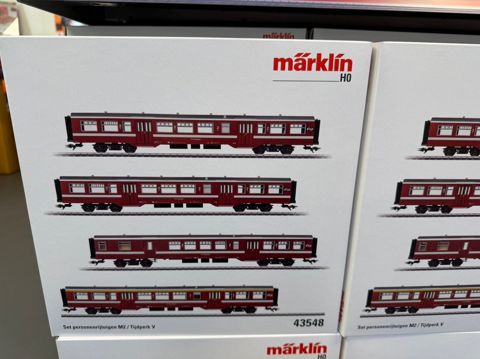 Marklin 43548 NS M2 4 IJssellijn rijtuigen exclusieve oplage, Wisselstroom, -, -, Ophalen of Verzenden