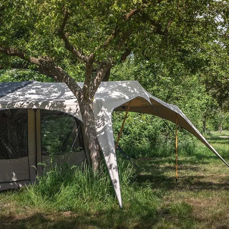Campooz LJ Trekking luifel: Stokkenset, Ophalen, Zo goed als nieuw