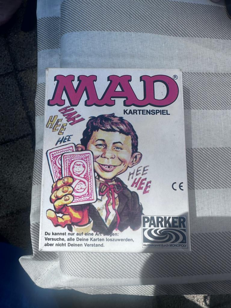 MAD Kaartenspel - Vintage Parker Gezelschapsspel, Hobby en Vrije tijd, Gezelschapsspellen | Kaartspellen, Een of twee spelers