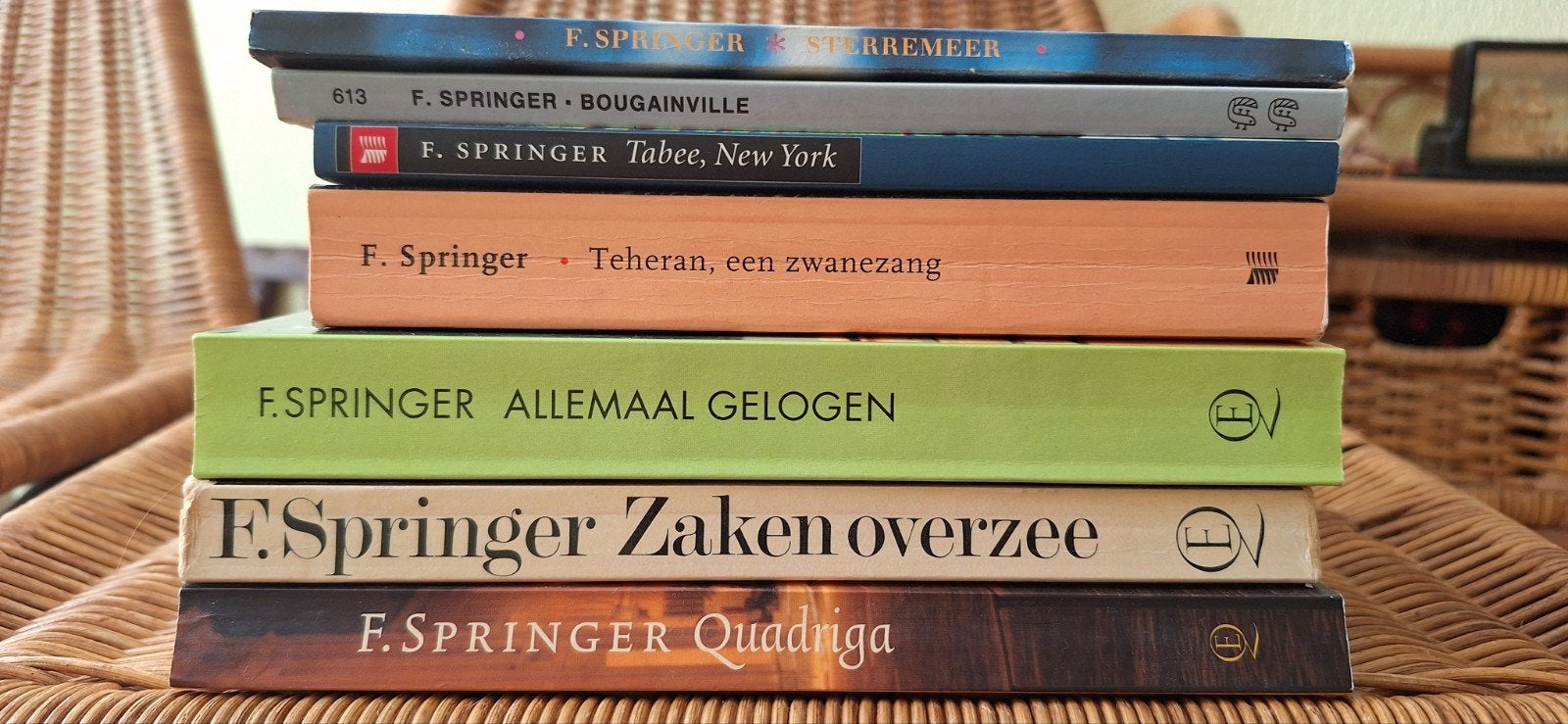 diverse boeken F. Springer, Ophalen of Verzenden, Gelezen