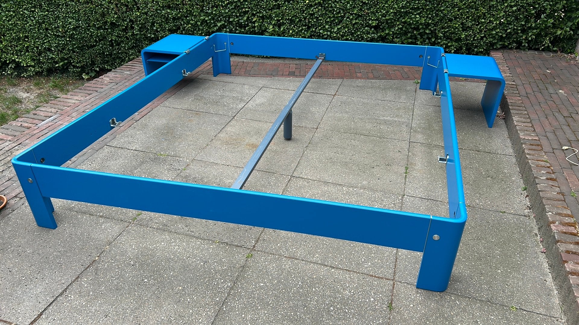 Auping Auronde  180x210cm - Auping royal blue, Huis en Inrichting, Slaapkamer | Bedden, Ophalen, 210 cm, Tweepersoons, Zo goed als nieuw