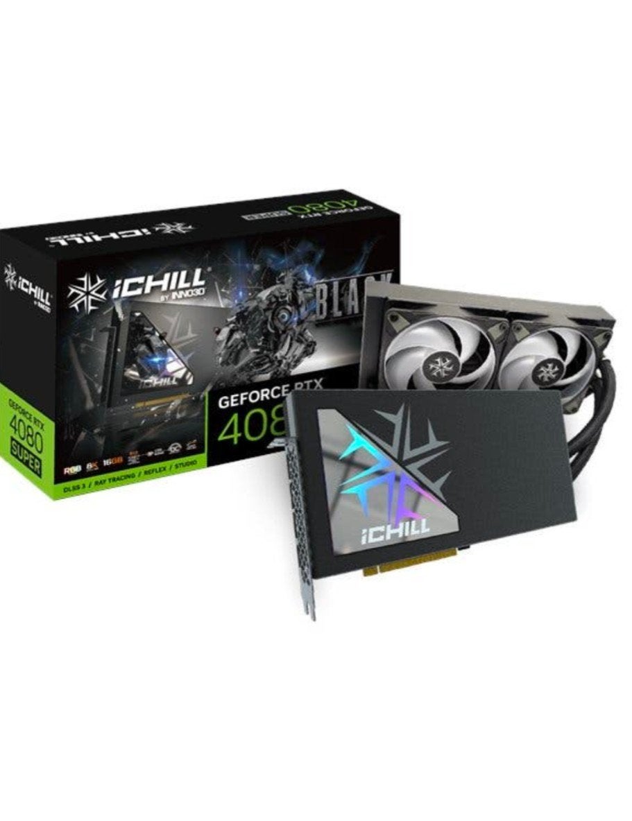 INNO3D GeForce RTX 4080 SUPER iCHILL BLACK, Computers en Software, Videokaarten, GDDR6, PCI-Express 4, Ophalen of Verzenden, Zo goed als nieuw