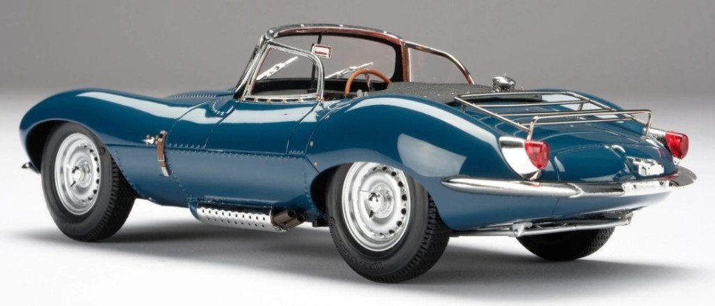 Jaguar XKSS Blauw 1:18 van Amalgam, Hobby en Vrije tijd, Modelauto's | 1:18, Ophalen of Verzenden, Nieuw, Auto, Overige merken