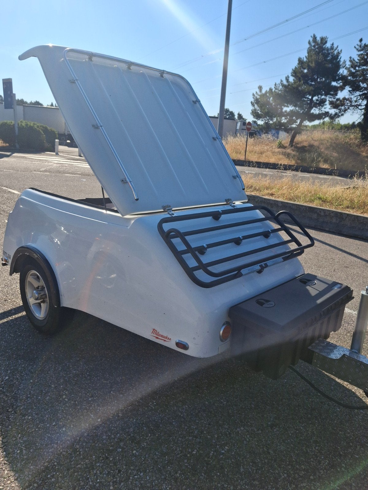 Unieke (Amerikaanse) Outlaw bagagewagen / aanhanger, Ophalen, Gebruikt