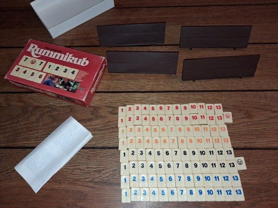 Rummikub bordspel vintage goliath reis mini rummy, Drie of vier spelers, Ophalen of Verzenden, Gebruikt, Goliath