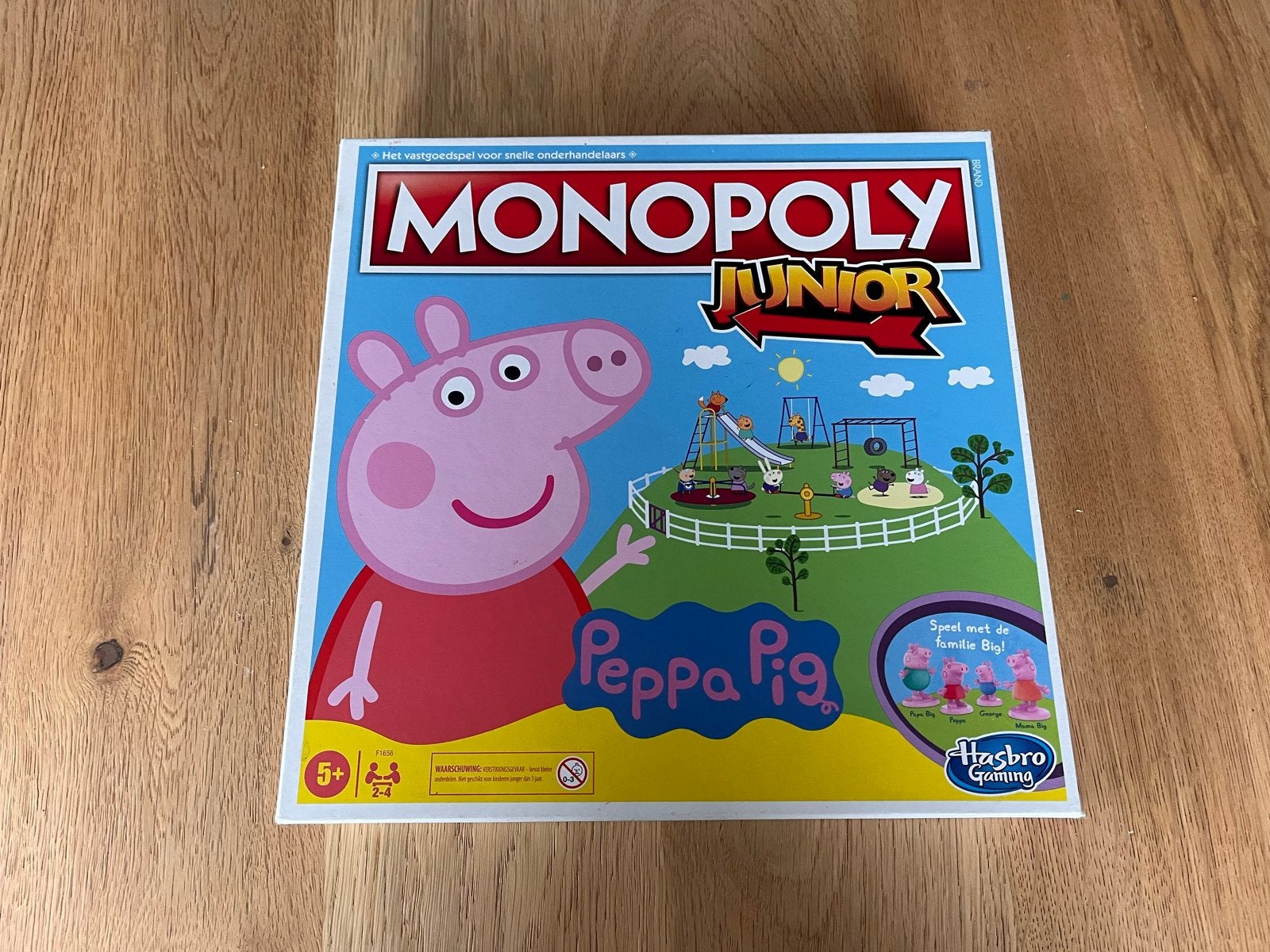 Monopoly Junior Peppa Pig - Zo goed als nieuw, Hobby en Vrije tijd, Drie of vier spelers, Ophalen of Verzenden, Zo goed als nieuw