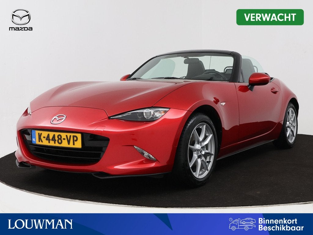 Mazda MX-5 1.5 SkyActiv-G 131 S | Airco | Dealer onderhouden, Auto's, Keurmerk '100% Onderhouden', 12 maanden, Gebruikt, 4 cilinders