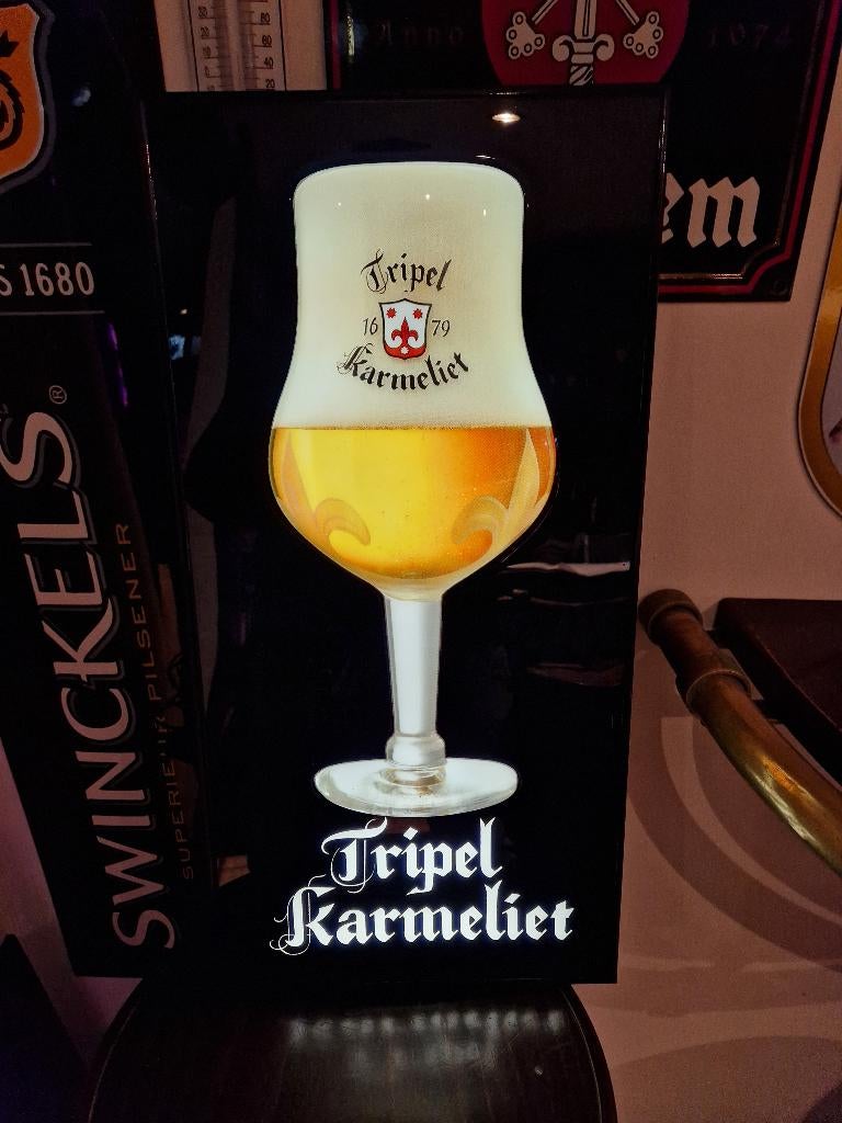 Tripel Karmeliet lichtreclame, Ophalen of Verzenden, Nieuw, Overige typen, Overige merken
