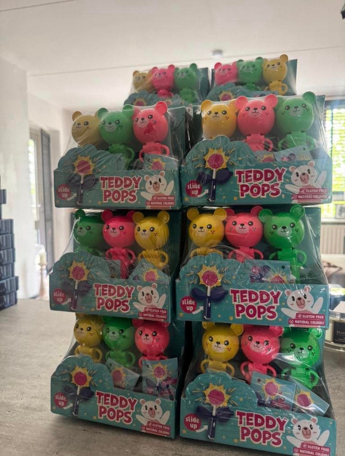 Partij speelgoed snoep, Ophalen