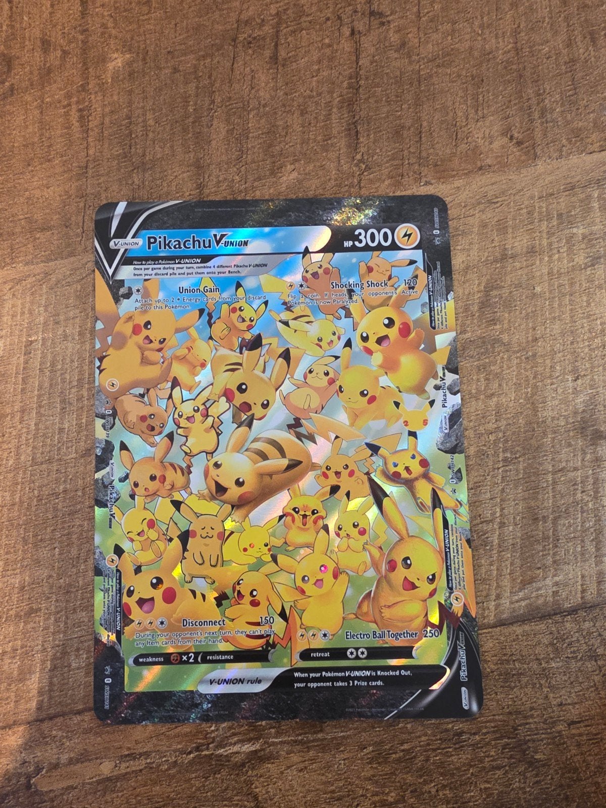 Pikachu V-UNION Promokaart - Nette staat, Ophalen of Verzenden, Zo goed als nieuw, Losse kaart, Foil