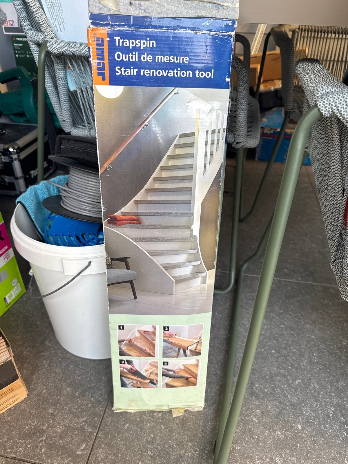 Trapspin jewe - Traprenovatie gereedschap, Ophalen, Nieuw, Overige typen, Overige merken