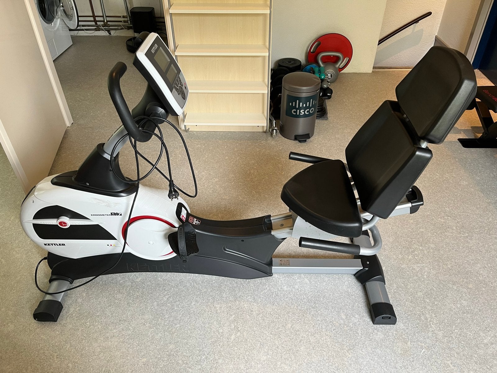 Kettler Ergometer R7 Ligfiets, Ophalen, Ligfiets, Gebruikt, Metaal