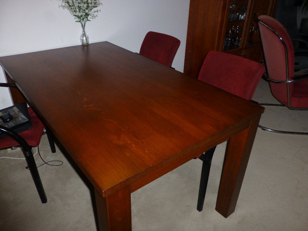Mooie, kwalitatieve eettafel 160x90 - Nederlands fabrikaat, Huis en Inrichting, Ophalen, Gebruikt, 50 tot 100 cm, Overige houtsoorten