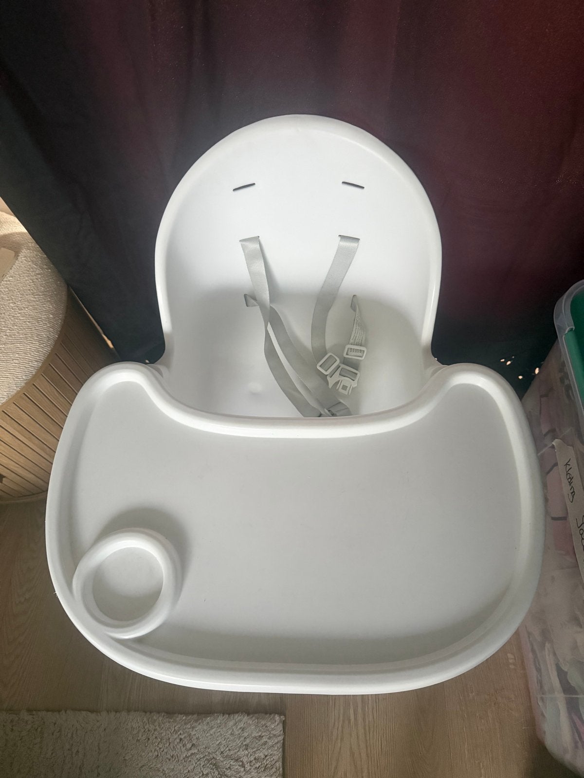 Ikea Antilop kinderstoel met houten onderstel en blad, Kinderen en Baby's, Ophalen, Gebruikt, Overige typen, Afneembaar eetblad