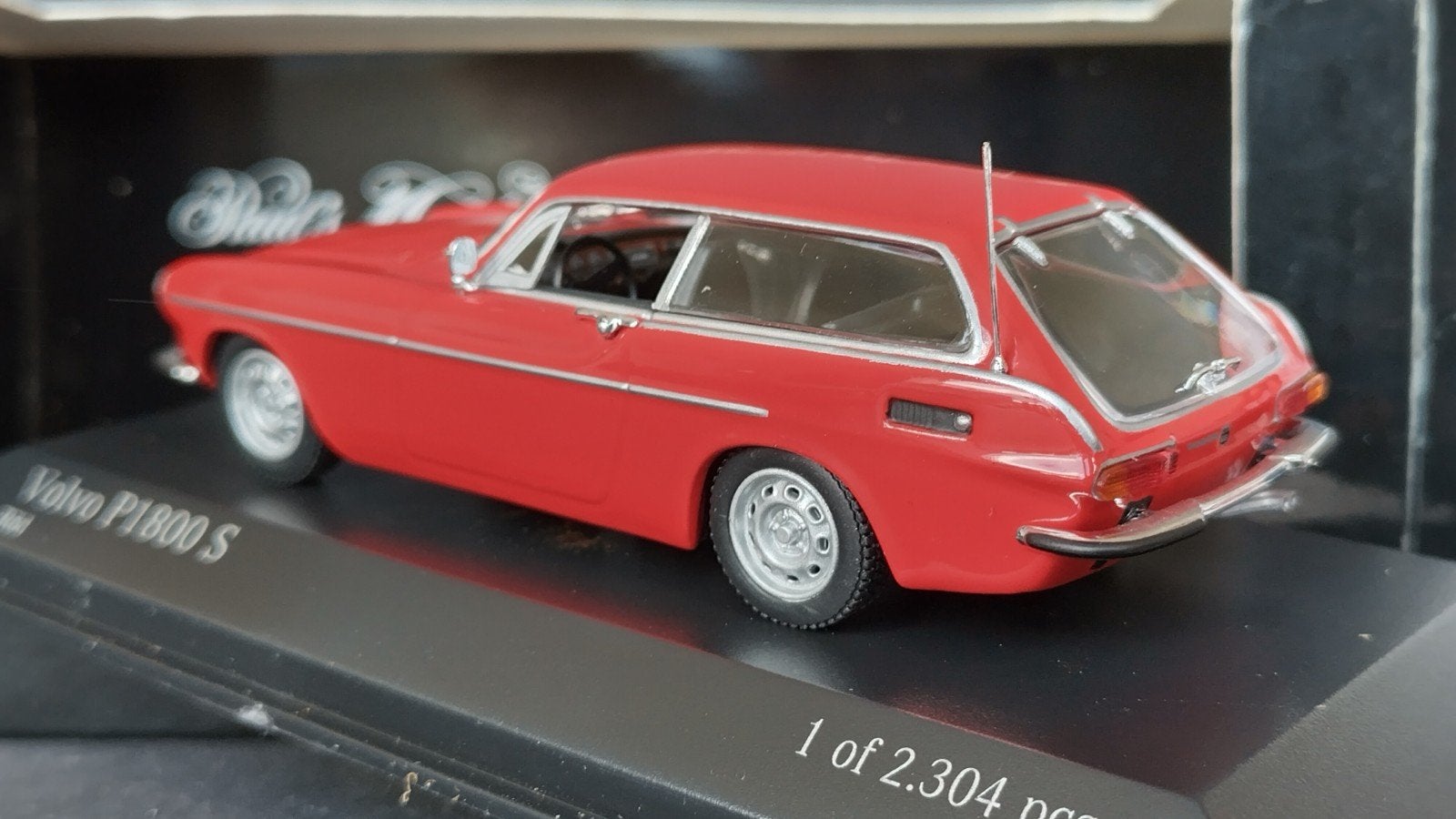Volvo P1800 S Rood 1:43 Minichamps Pol, Auto, Nieuw, Ophalen of Verzenden, MiniChamps