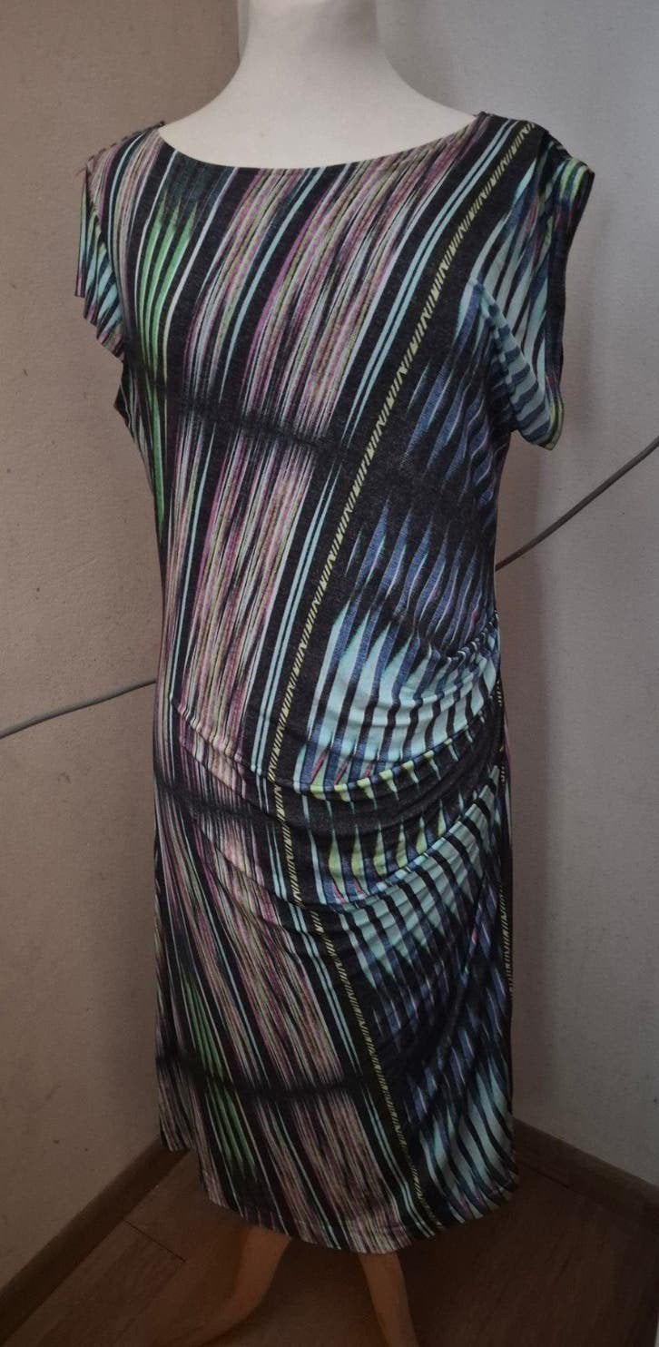 Ana Alcazar gevoerde jurk maat 42, Kleding | Dames, Ophalen of Verzenden, Zo goed als nieuw, Maat 42/44 (L), Knielengte