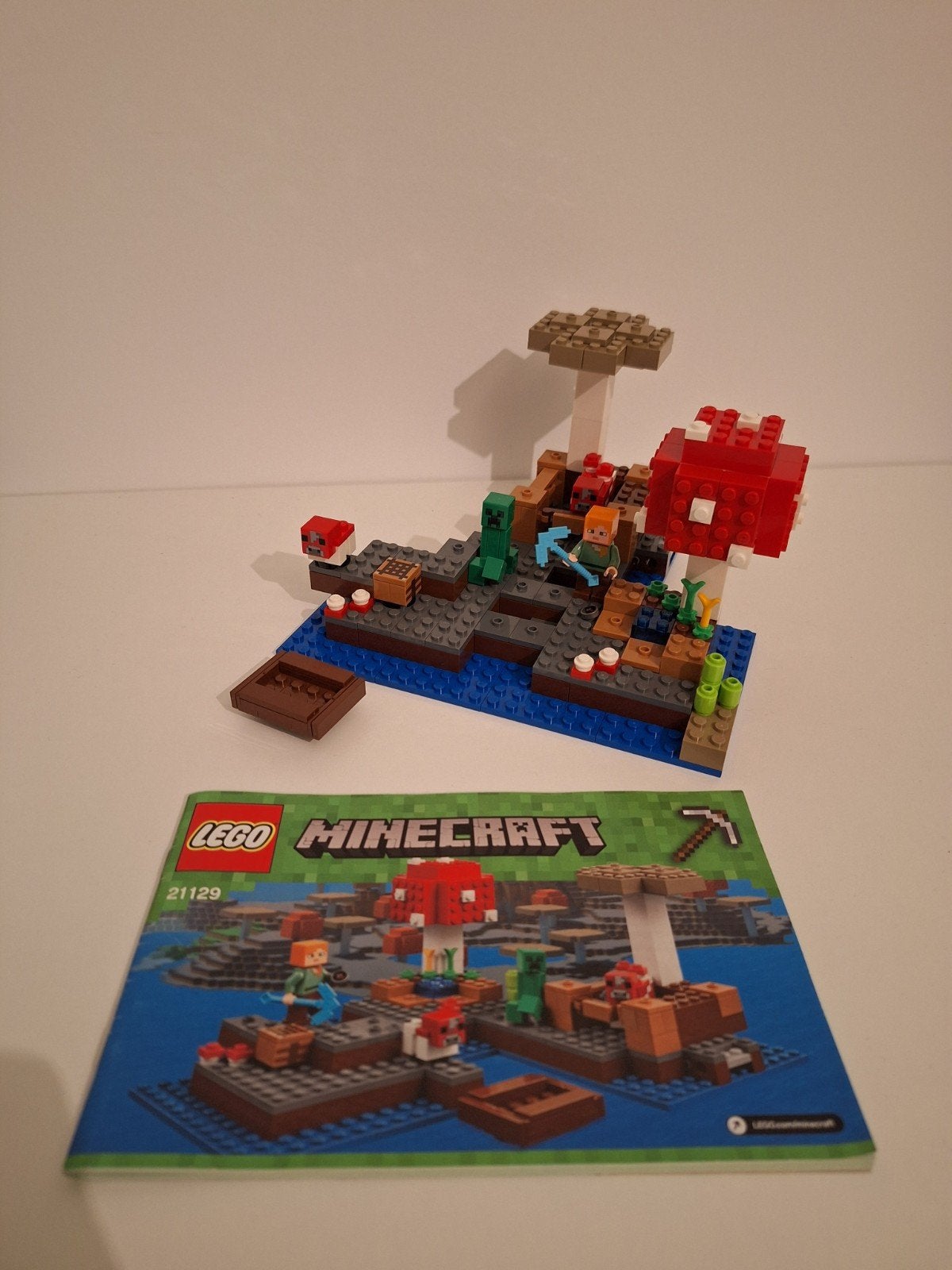 minecraft 21129 mushroom island compleet met boekje, Compleet, Minecraft, Lego, Ophalen of Verzenden
