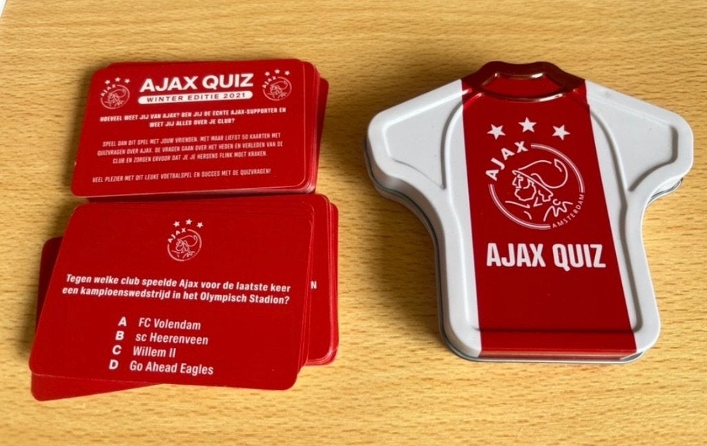 Ajax quiz, Vijf spelers of meer, Ophalen of Verzenden, Zo goed als nieuw