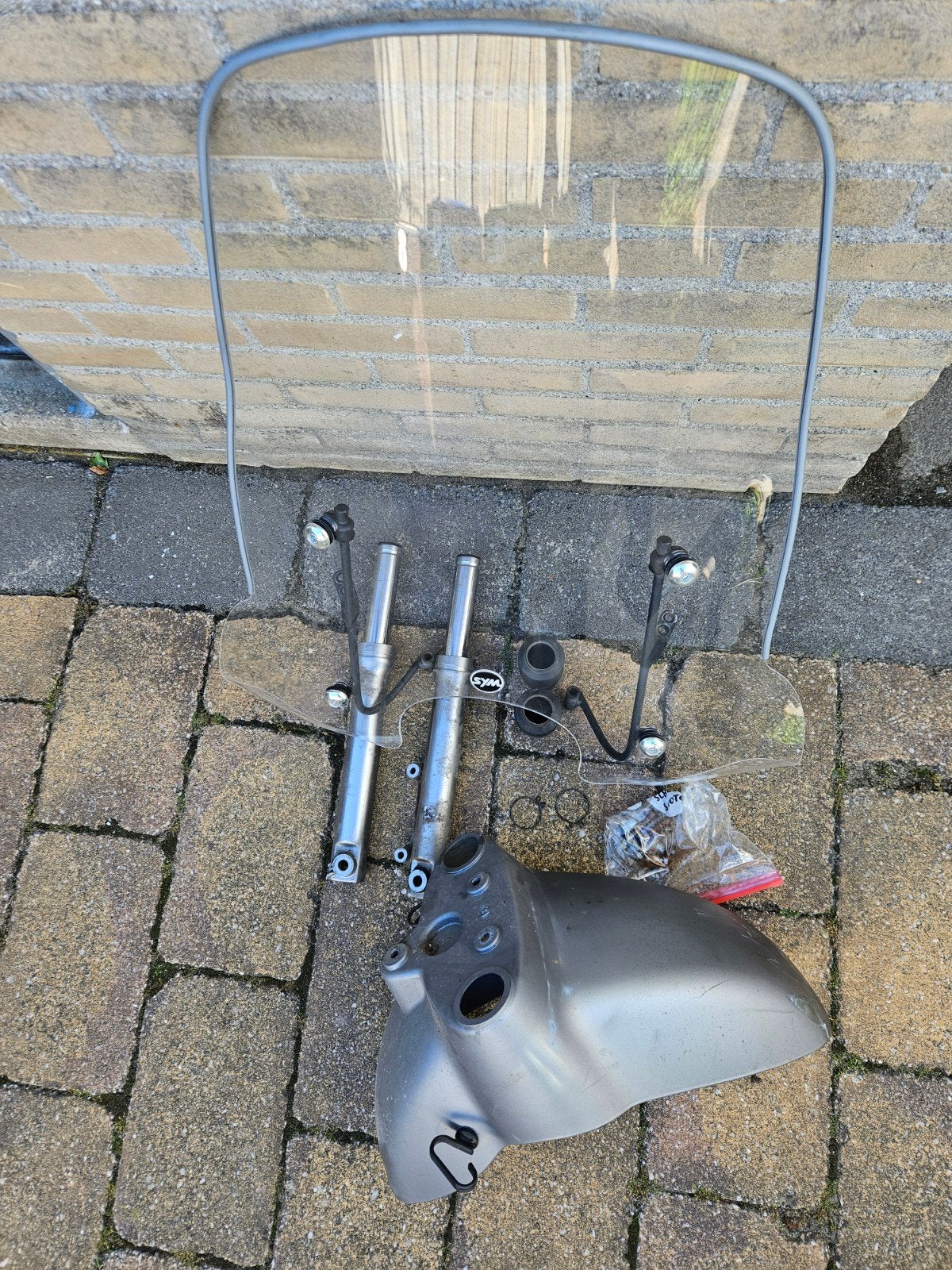 SYM Fiddle 2 onderdelen: voorvork, spatbord, Ophalen, Gebruikt, Overige typen, SYM
