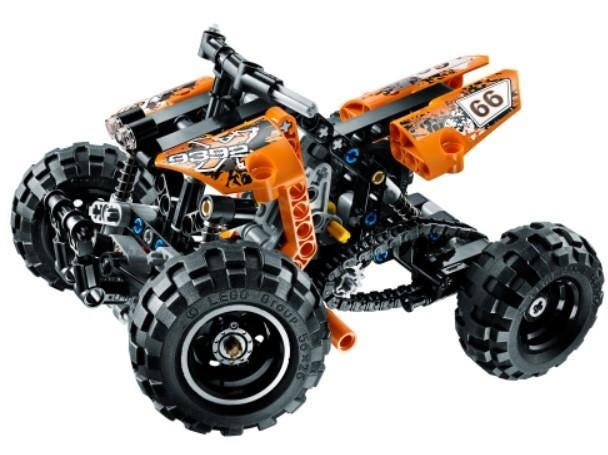 Lego 9392 quad buggy Technic, Gebruikt, Lego, Ophalen of Verzenden, Complete set