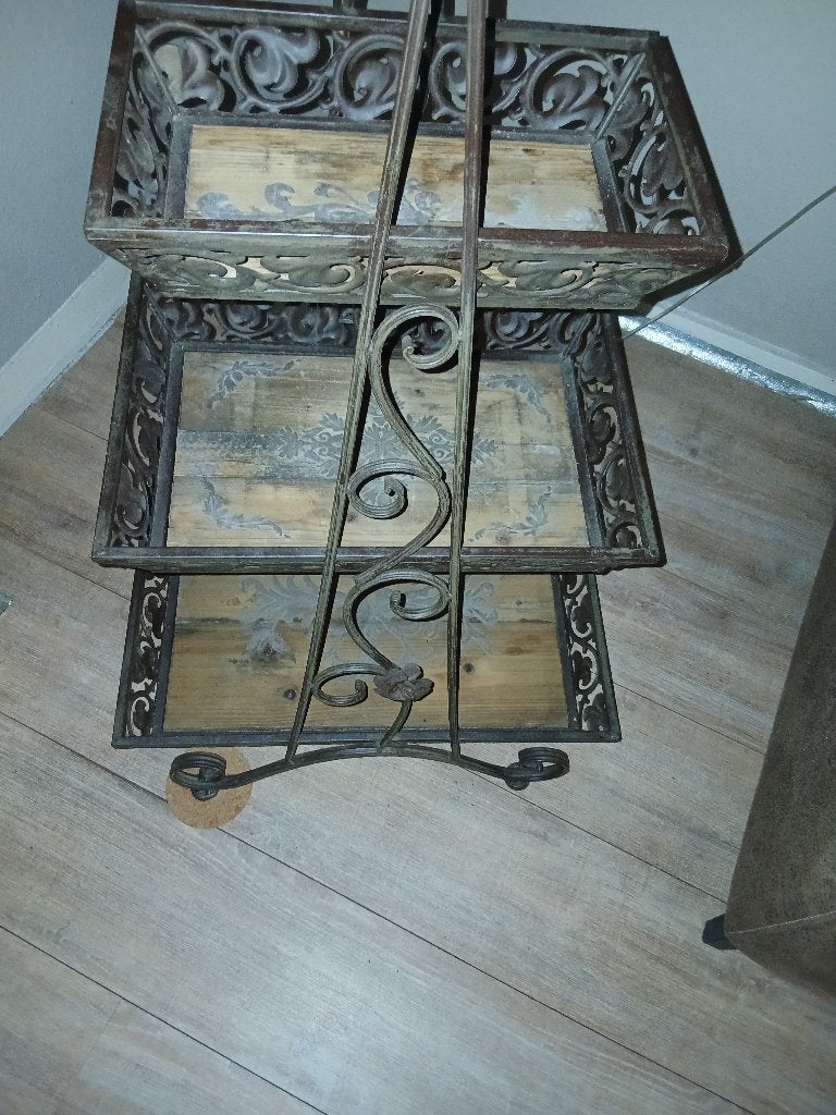 Etagére, Ophalen, Etagère, Gebruikt, Metaal