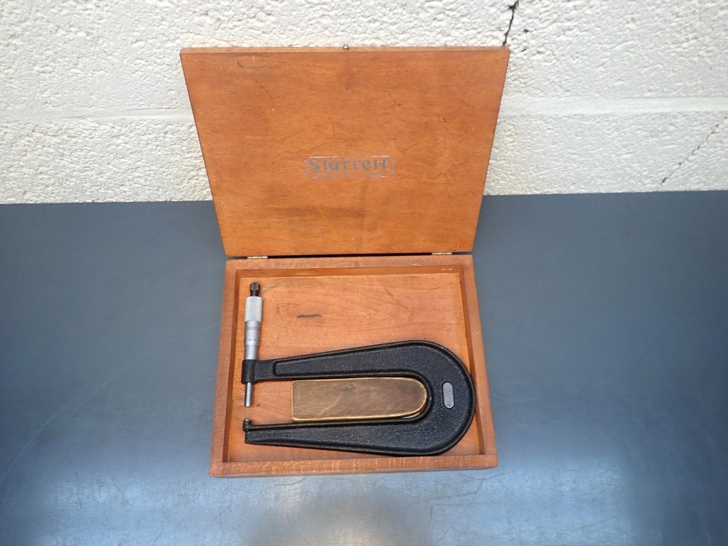 Starrett No 222 plaatmicrometer , beugelschroefmaat, Niet ingevuld, Gebruikt, Afstand, Niet ingevuld