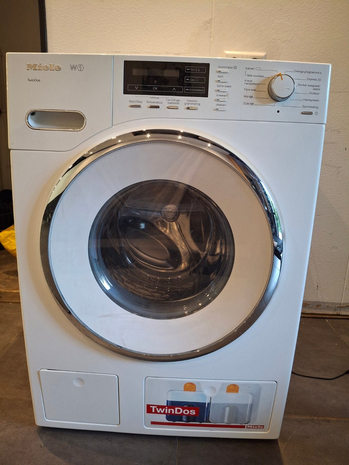 Miele W1 Twindos power 8kg 1600TPM, 8 tot 10 kg, Ophalen of Verzenden, 1600 toeren of meer, 85 tot 90 cm