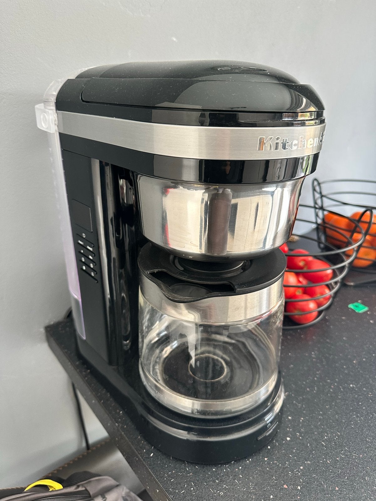 KitchenAid Koffiezetapparaat - Zwart/RVS, Ophalen, Afneembaar waterreservoir, Gebruikt, Koffiemachine
