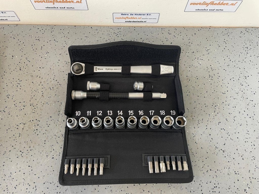 Wera 8100 SC 7, Zyklop metal-ratelset, 28- delig, Auto diversen, Wera, Nieuw, Ophalen of Verzenden, /