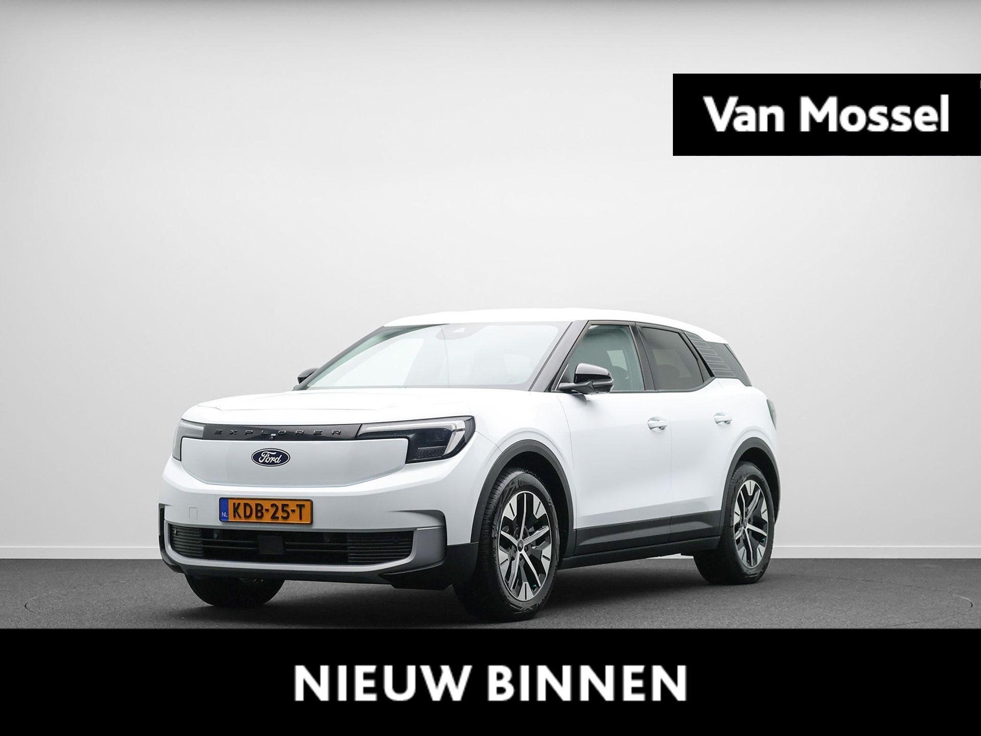 Ford Explorer Select Extended Range RWD 77 kWh | 18% Bijtell, Auto's, Automaat, Achterwielaandrijving, Gebruikt, Wit