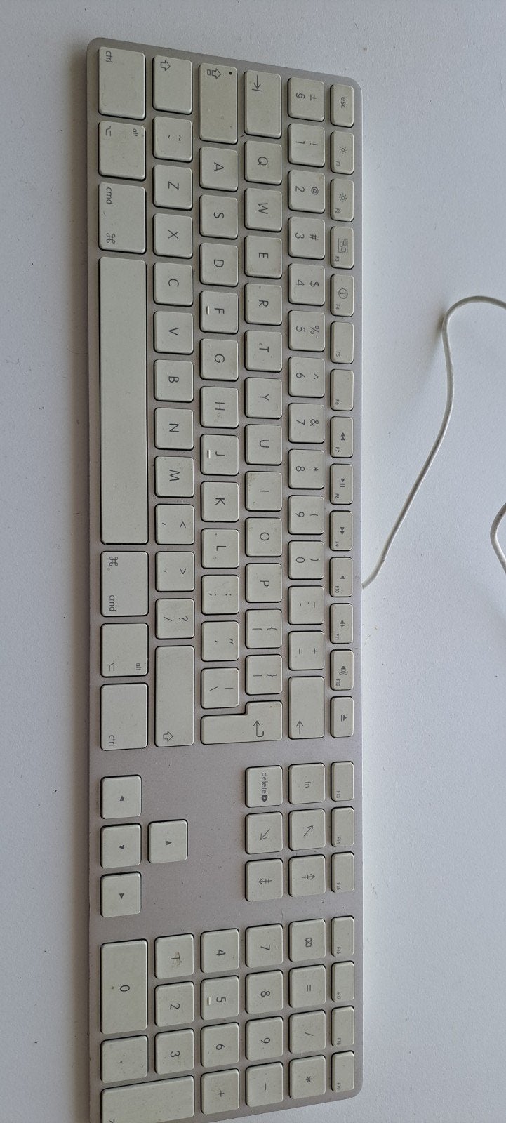 Apple USB toetsenbord met numeriek gedeelte, Gebruikt, Ophalen of Verzenden, Qwerty, Apple