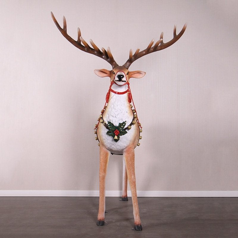 Reindeer for Santa’s Sleigh – Rendier Hoogte 218 cm, Ophalen, HorecaBeelden, Nieuw, HorecaBeelden