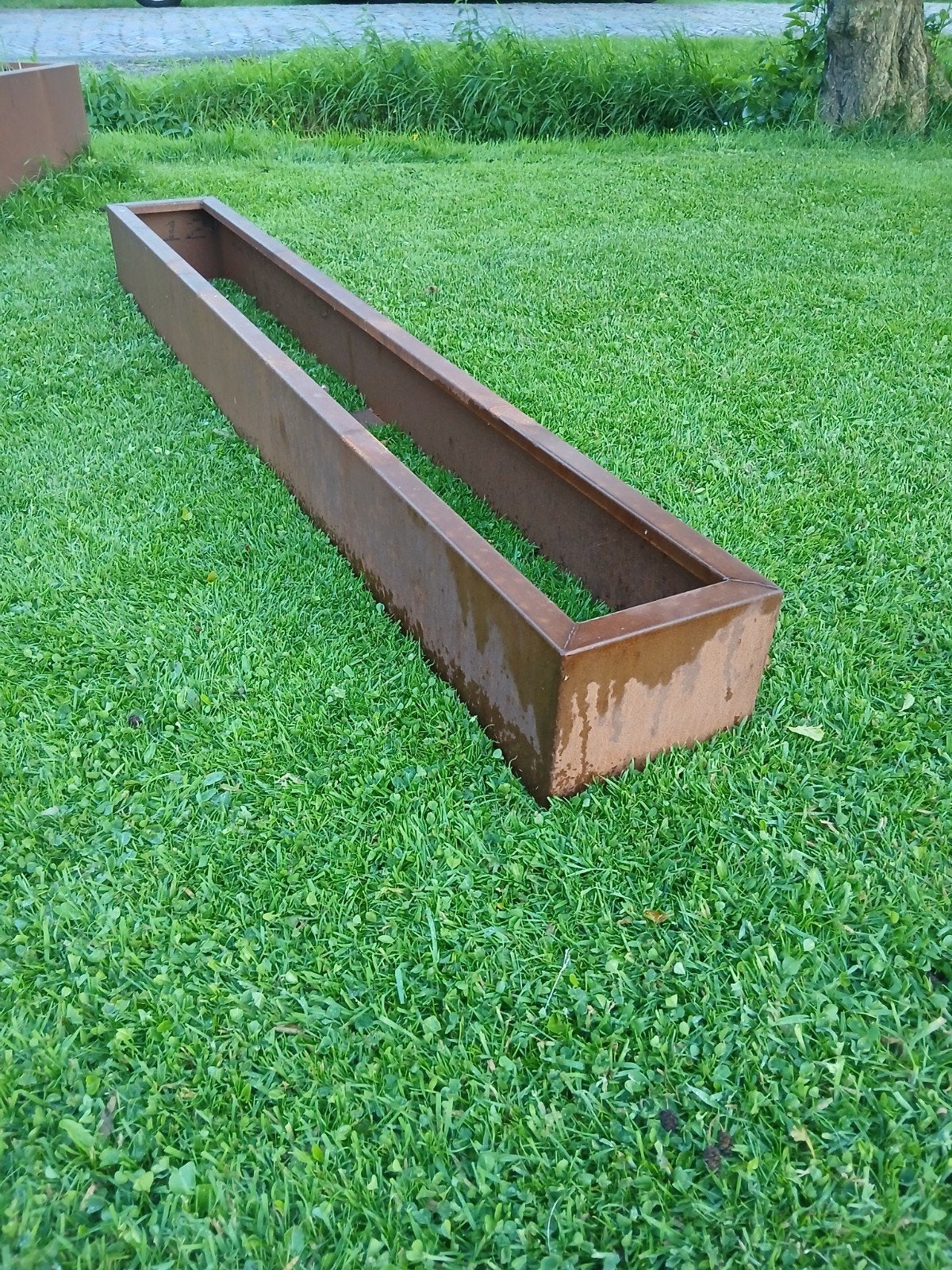 Cortenstaal plantenbak border 200x25xH20, Tuin en Terras, Bloembakken en Plantenbakken, Ophalen, 100 cm of meer, De westereen