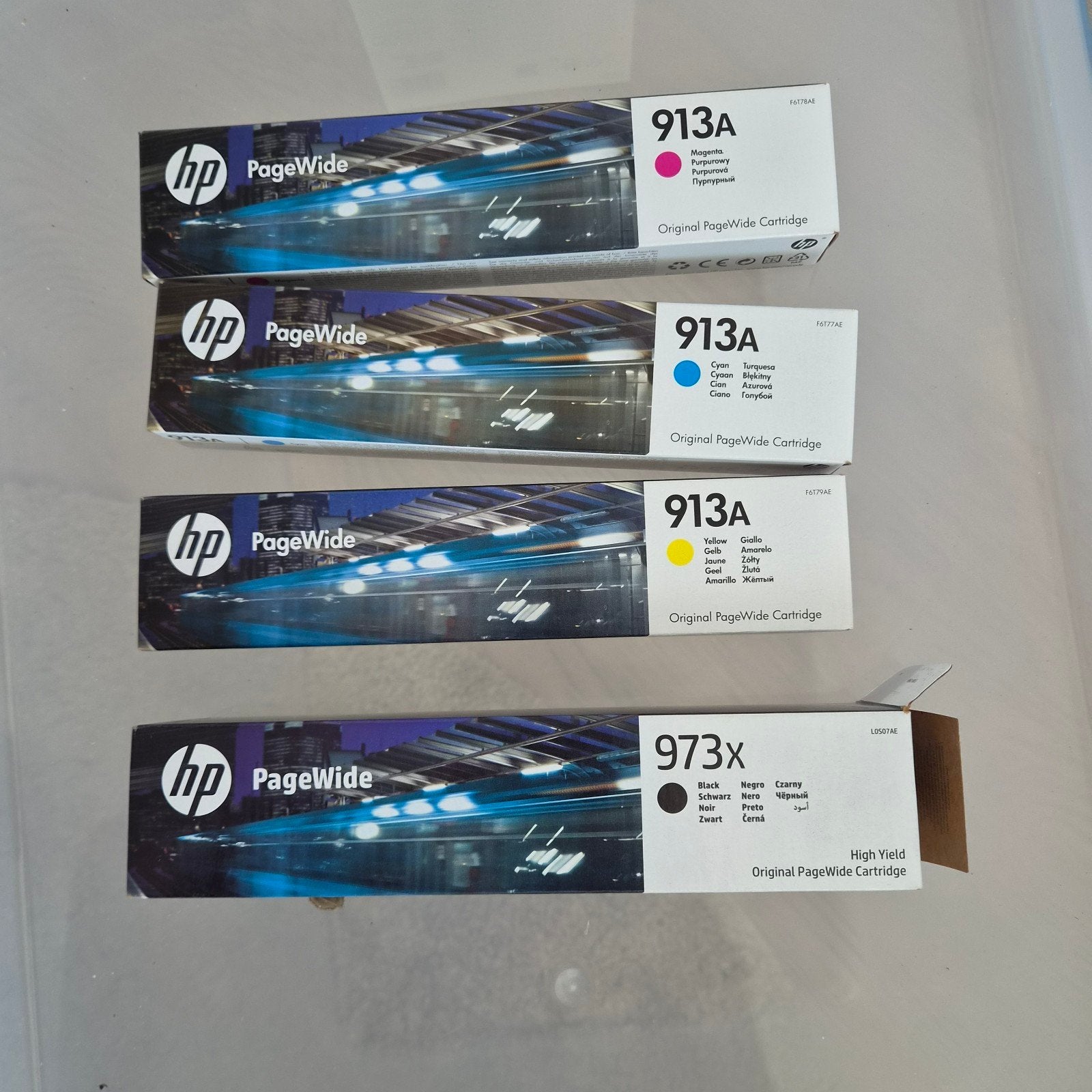 Originele HP 913A / 973X cartridges (ongeopend), Computers en Software, Printers, Ophalen of Verzenden, Zo goed als nieuw, HP