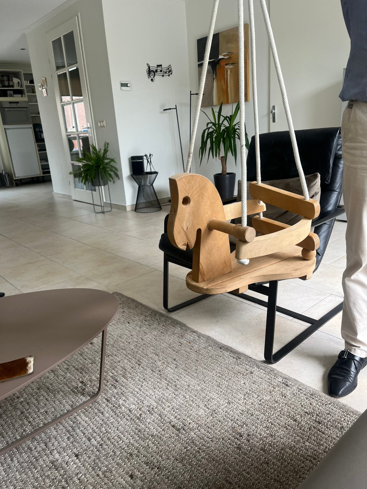 Te koop babyschommel, Ophalen, Zo goed als nieuw
